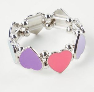 metallics-bracelet-with-coloured-hearts